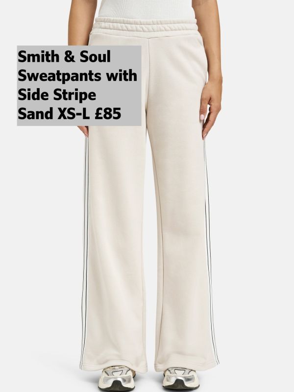 /0126-0138-Sweatpants-with-side-stripe-Sand-XS-L-85