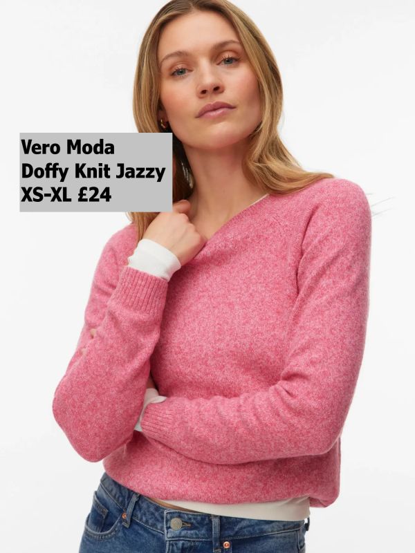 10201022 Doffy Knit Jazzy With White Melange XS XL £24 Model 3