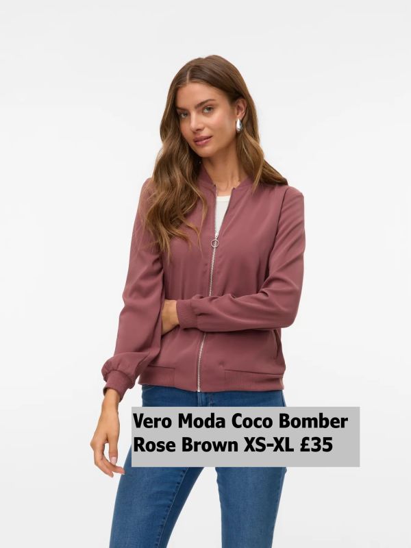 10245734-Coco-Bomber-Rose-brown-XS-XL £35