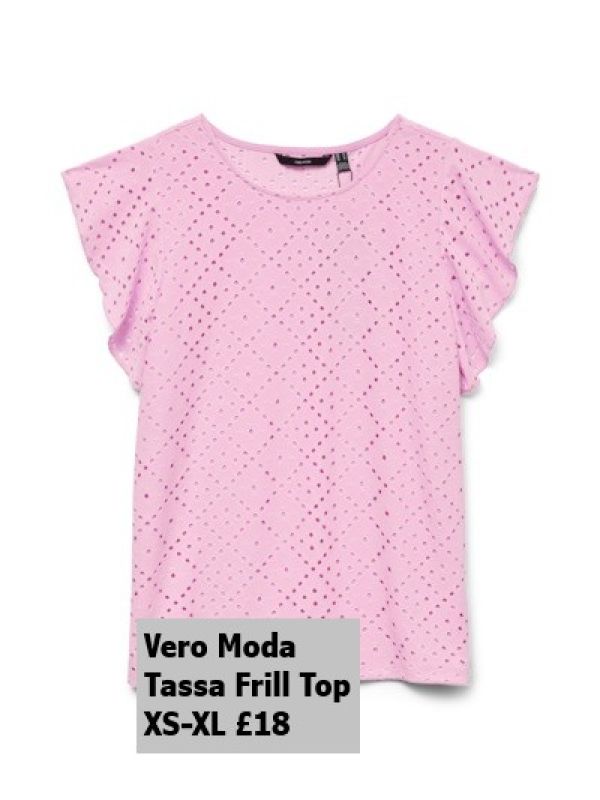 10286067 Tassa Frill Top Bonbon XS XL £18