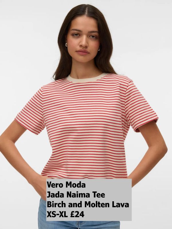 10304587 Jada Naima Tee Birch And Molten Lava XS XL £24 Model 3