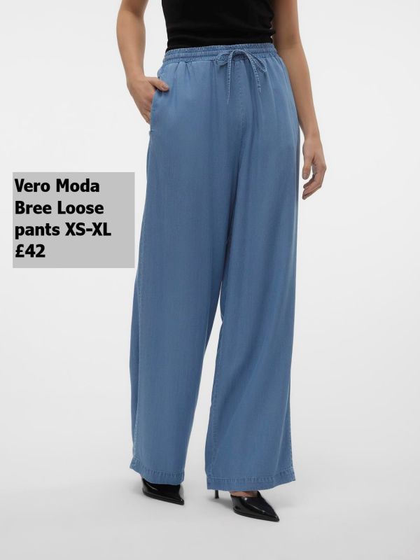 10304898 Bree HW Long Loose Pants XS XL £42 Model 4