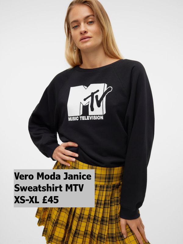 10310168 Janice Sweatsirt MTV XS XL £45 Model 1