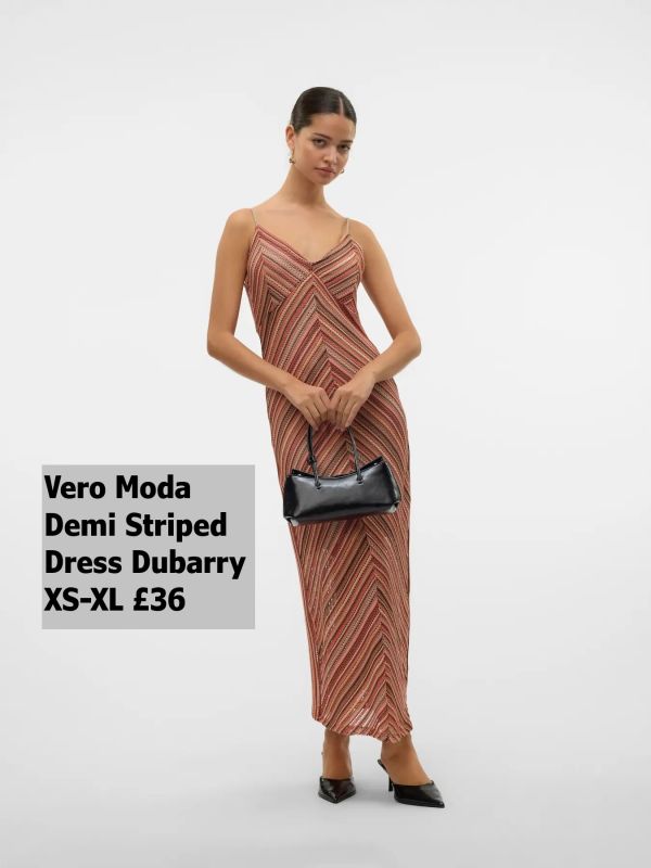 10328135 Demi Stripe 78 Singlet Dress Dubarry Demi XS XL £36 Model 3