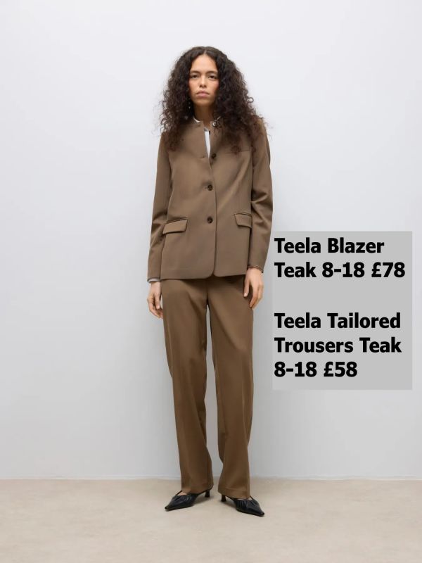 10334098 Aware Teela LS Blazer Teak 8 18 £78 Model 1