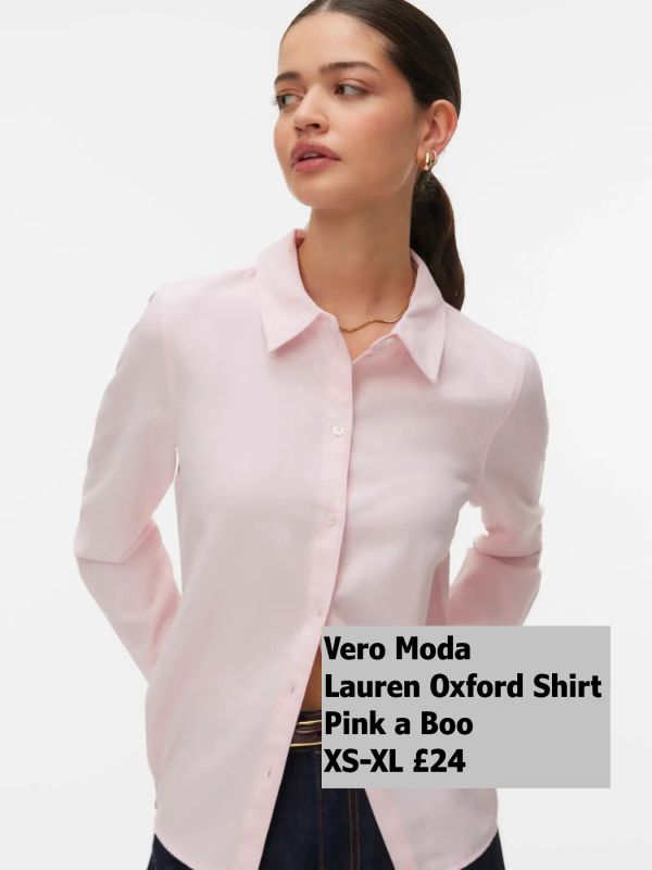 10344895 Lauren Oxford Shirt Pink A Boo XS XL £24 Model 3