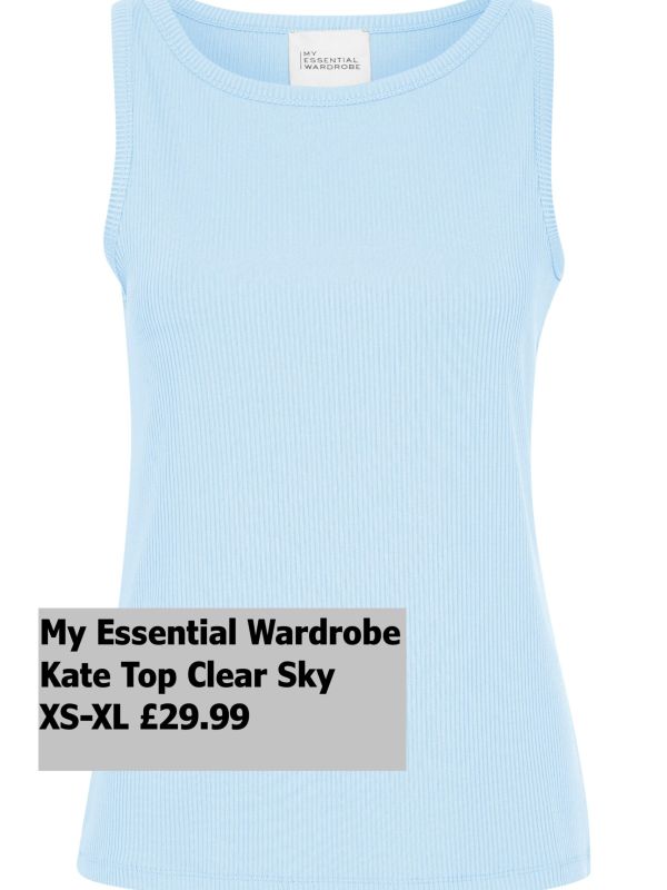 10703837 Kate Top Clear Sky XS XL £29.99
