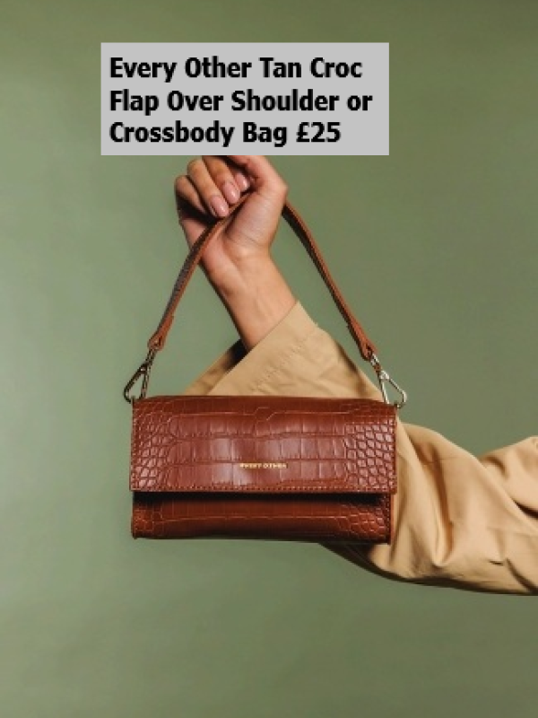 12079-Tan-Croc-Flap-Over-Shoulder-or-Crossbody-Bag-25