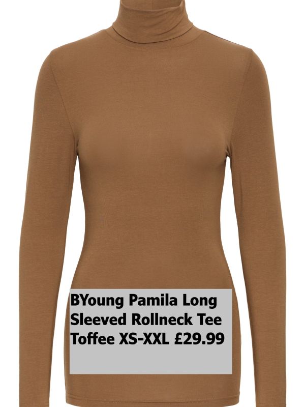 20802565-Pamila-Long-Sleeved-rollneck-Tee-Toffee-XS-XXL-29.99