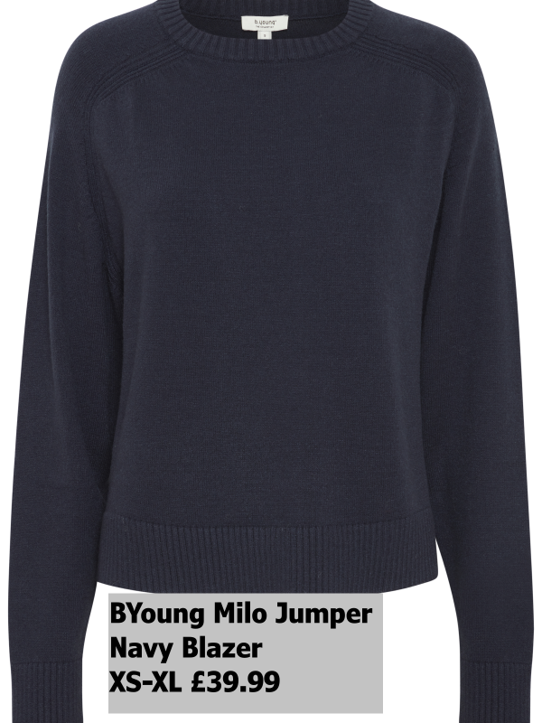 20815651 Milo Jumper Navy Blazer XS XL £39.99