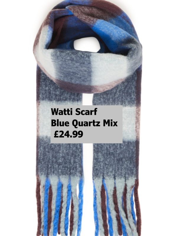 20817267 Watti Scarf Blue Quartz Mix £24.99