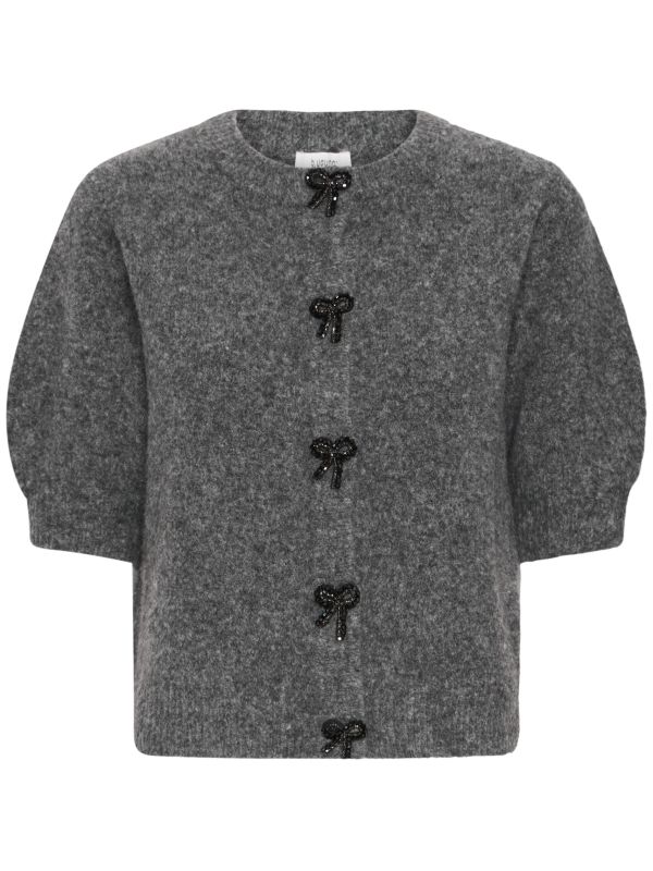 20818077 Omea Deco Cardigan Dark Grey Melange XS XL £59.99