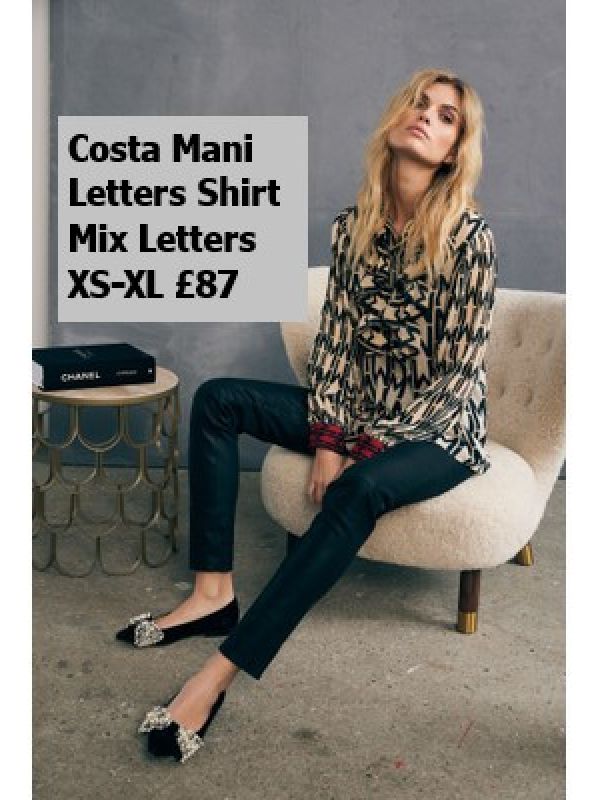 2308138   Letters Shirt   Mix Letters   £87 XS XL MODEL 1