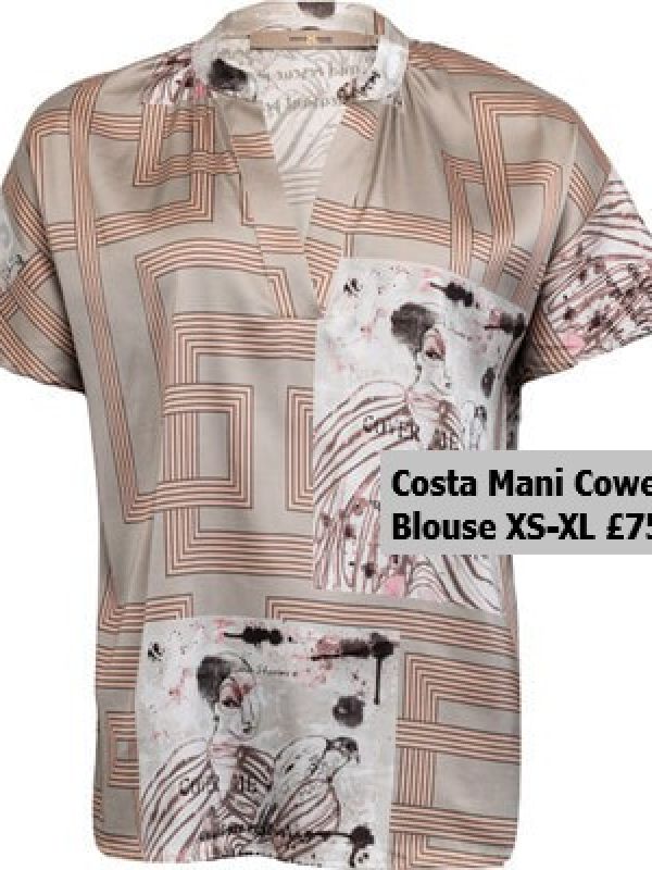 2501113 Cowes Blouse Disty Rose Mix XS XL £75