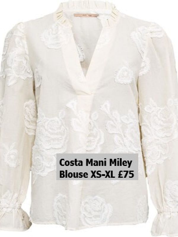 2501121 Miley Blouse Whisper White Flower XS XL £75