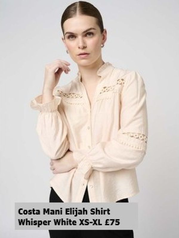 2510115   Elijah Shirt   Whisper White   XS XL £81 Model 1