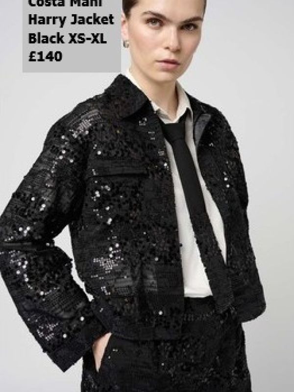 2510902   Harry Jacket   Black   XS Xl £140 Model