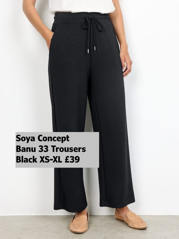 25328 Banu 33 Trousers Black XS XL £39 Model 2