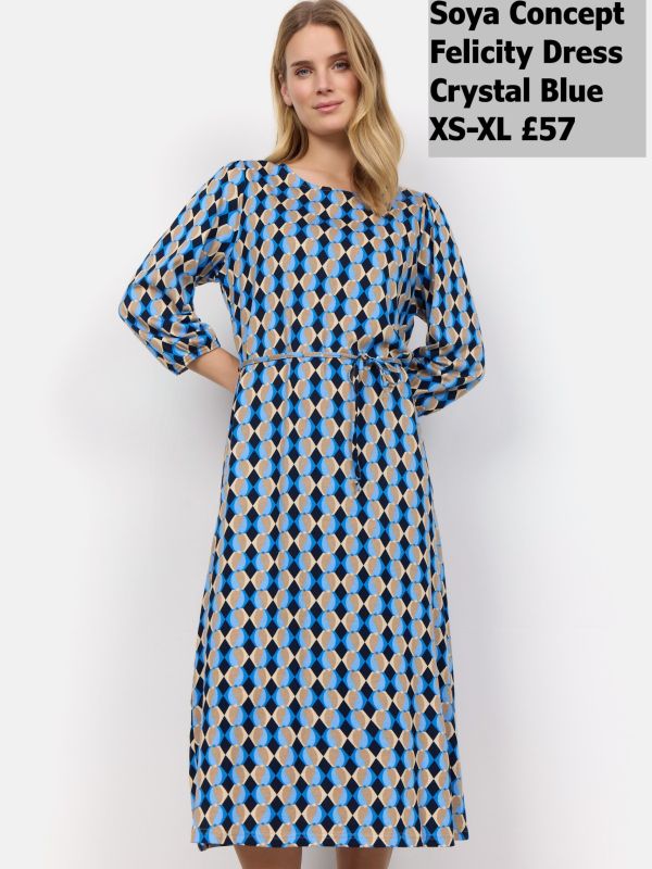 26461 Felicity AO Dress Blue XS XL £57 Model 1