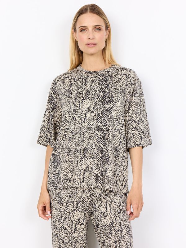 27241 Violet 1 Tee Cream Combi XS XL £48 Model 1