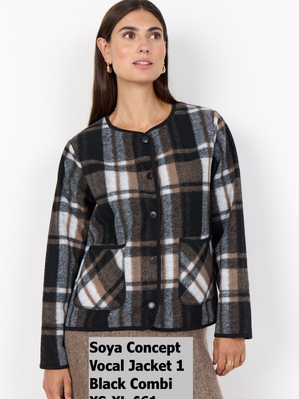27286 Vocal Jacket 1 Black Combi XS XL £61