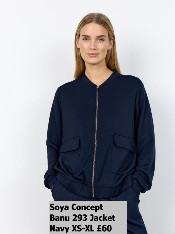 27536 Banu 293 Jacket Navy XS XL £60 Model 1