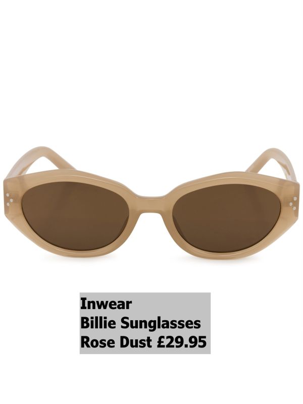 30112313 Billie Sunglasses Rose Dust £29.95 3