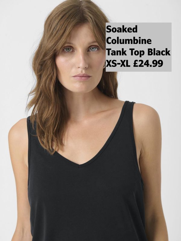 30404199 Columbine Tank Top Black XS XL £24.99 Model 1