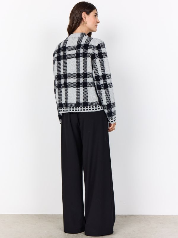 33714 Vibsa 2 Cardigan Black Combi XS XL £69 Model 4