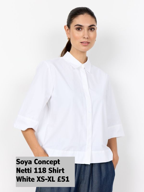 41599 Netti 118 Shirt White XS XL £51 Model 1