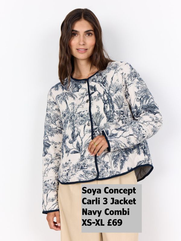 41661 Carli 3 Jacket Navy Combi XS XL £69 Model 2