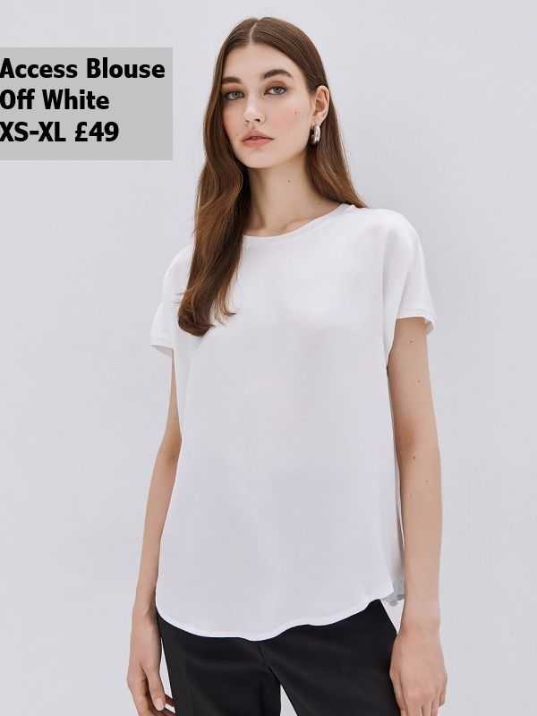 53 2035 Blouse Off White XS XL £49 Model 1