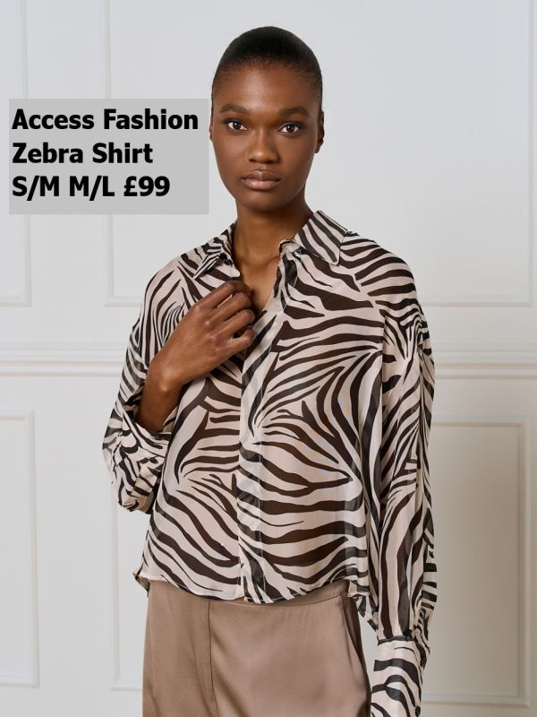 54-7045-Printed-shirt-Black-and-white-zebra-SM-ML-99