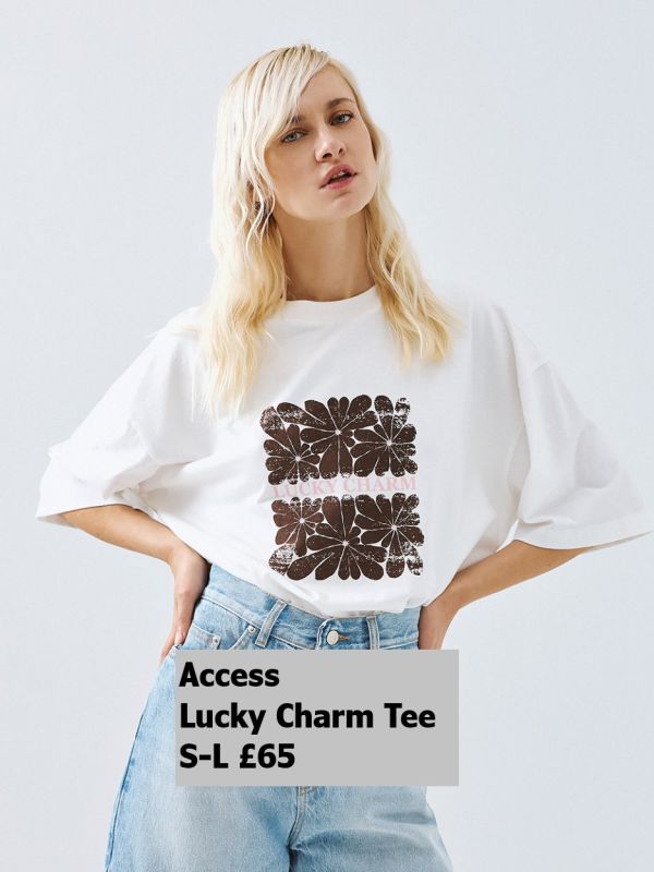 63 2007 OFWHT Tee With Print S L £65 Model 3