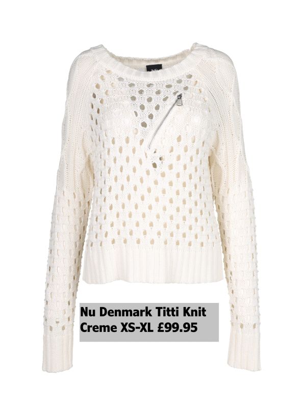 7952 50 Titti Blouse Knit Creme XS XL £99.95