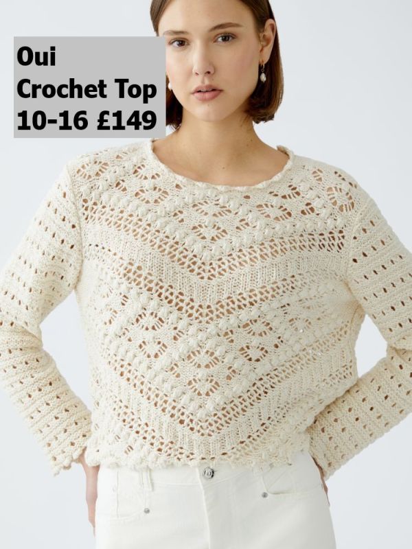 90812 Knit Gardenia 10 16 £149 Model 5