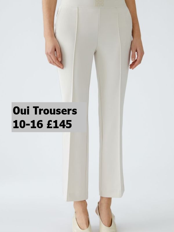 91720 Trousers Off White 10 16 £145 Model 2