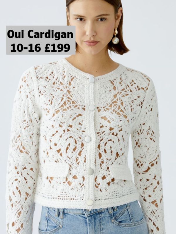 92057 Cardigan Cloud Dancer 10 16 £199 Model 5