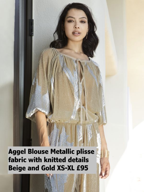 SS61136KF-BEIGE-GOLD-Blouse-with-metallic-plisse-fabric-with-knitted-details-XS-XL-95