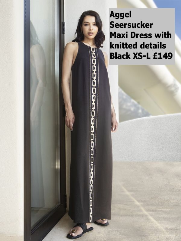 SS63122KF-BLACK-Seersucker-maxi-dress-with-knitted-details-XS-L-149